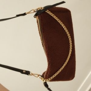 Fluffy shoulder bag